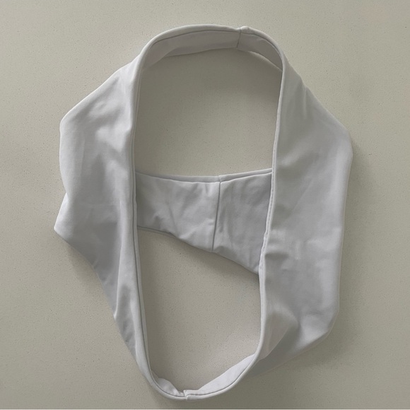 SHEIN White High Cut Bikini Bottom - Picture 3 of 3